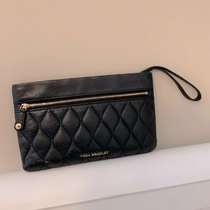 Leather Vera Bradley wristlet